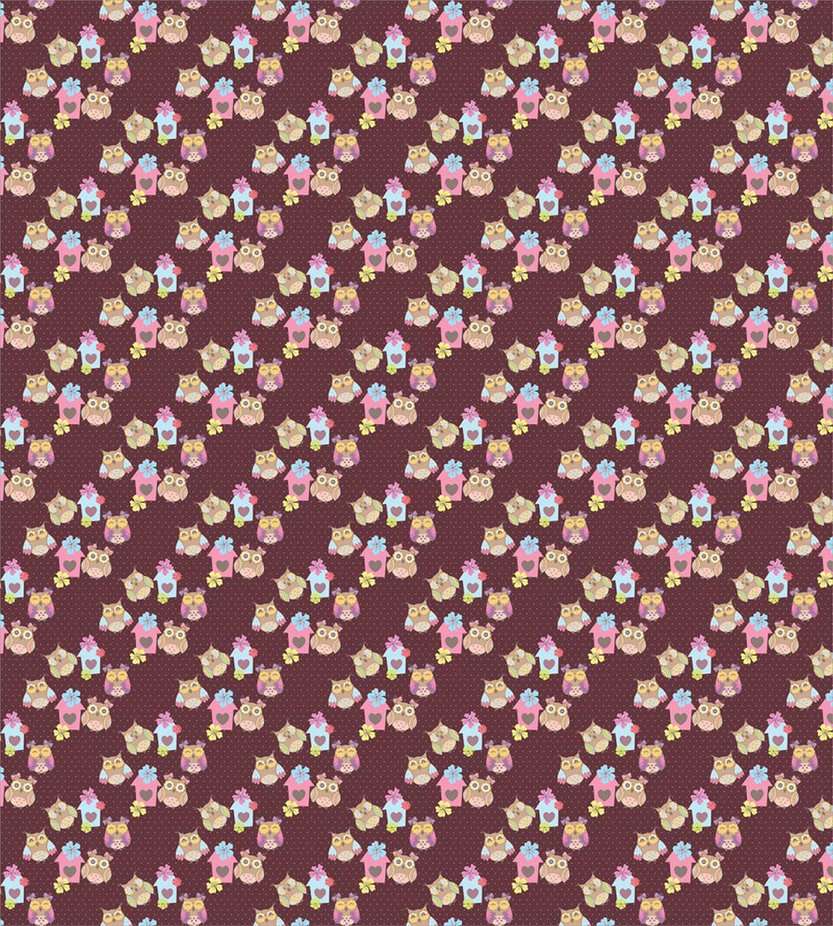 Houses and Birds on Dots — Pattern
