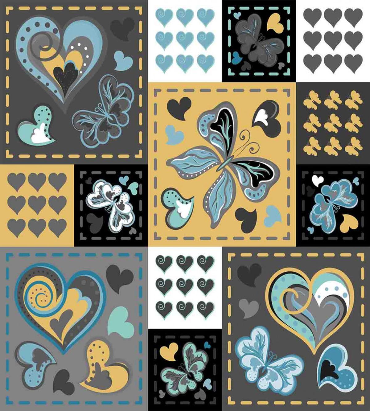 Butterfly Heart Retro — Pattern
