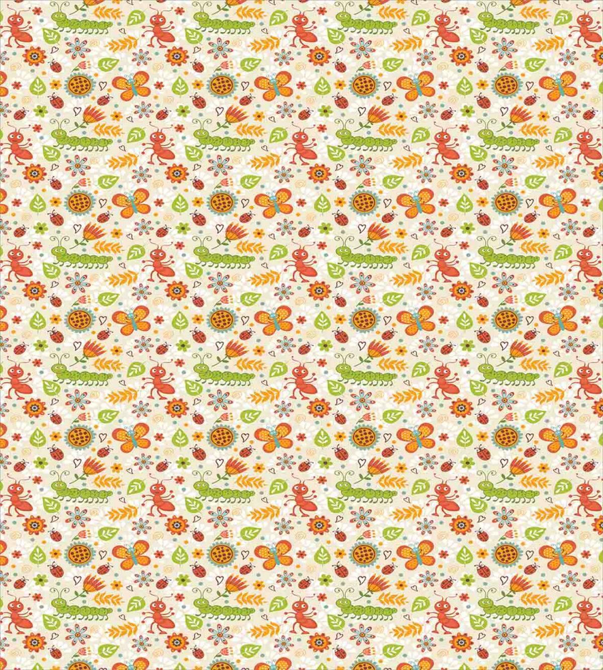 Jolly Cartoon Ant Flower — Pattern