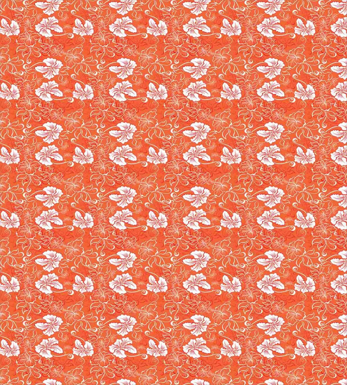 Tropical Hibiscus — Pattern