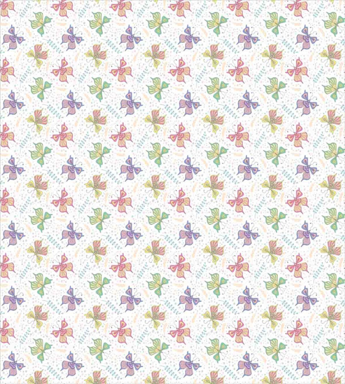 Pastel Colorful Butterflies — Pattern