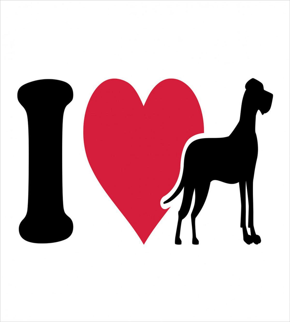 Classic Heart Dog Lover — Pattern