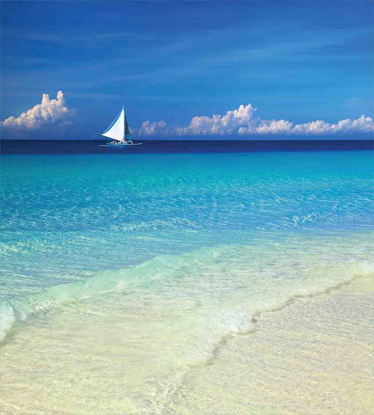 Exotic Seashore View — Pattern