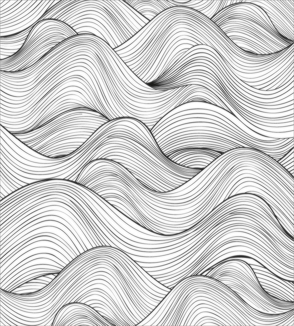 Geometric Waves Ocean — Pattern