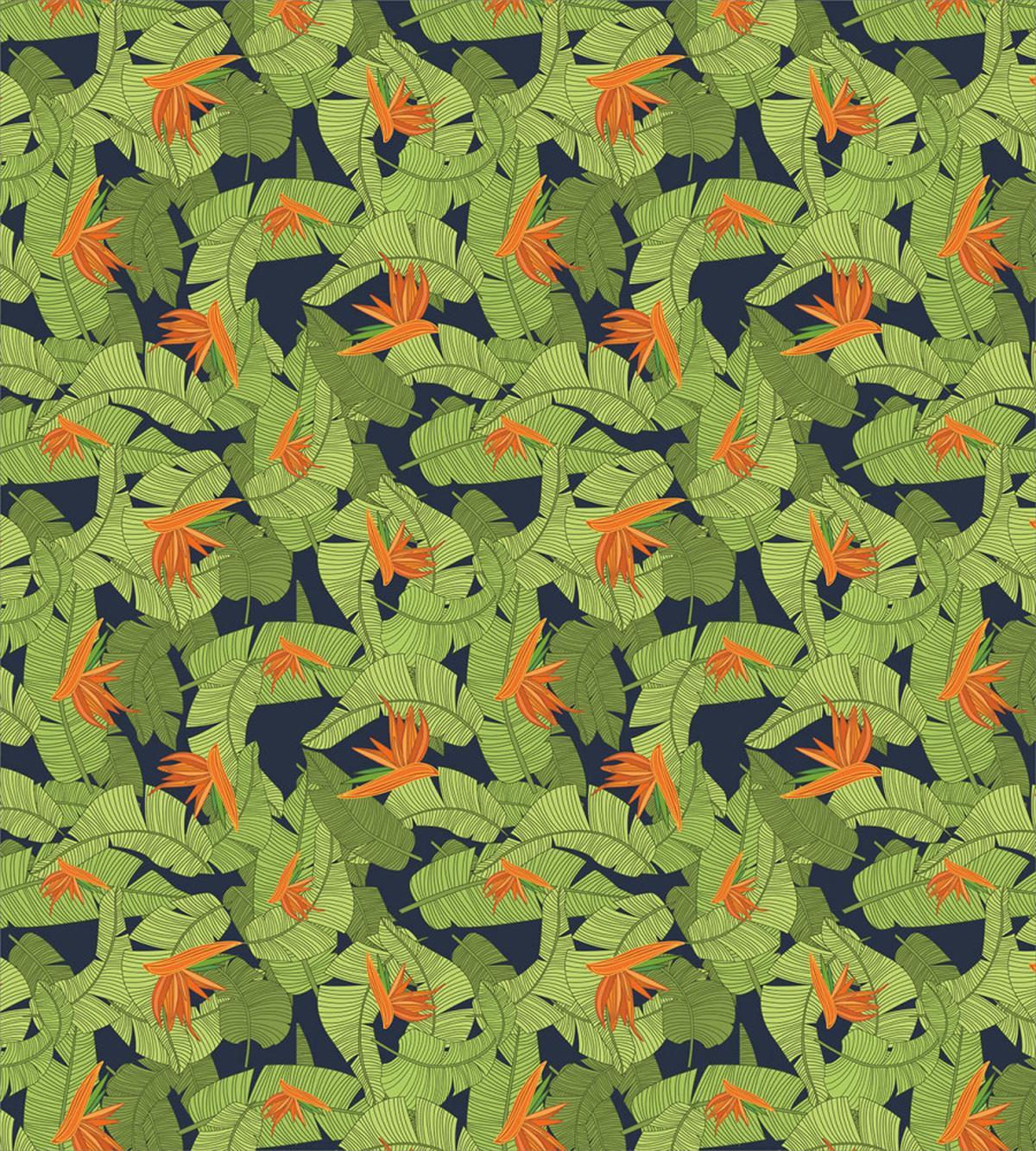 Aloha Striped Leaves Flowers — Pattern