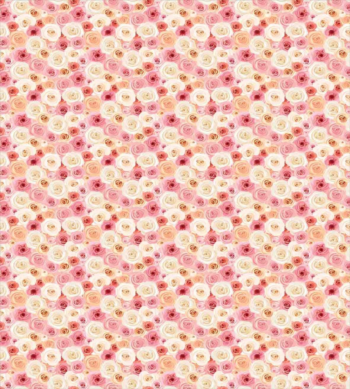 Romantic Pastel Petals — Pattern