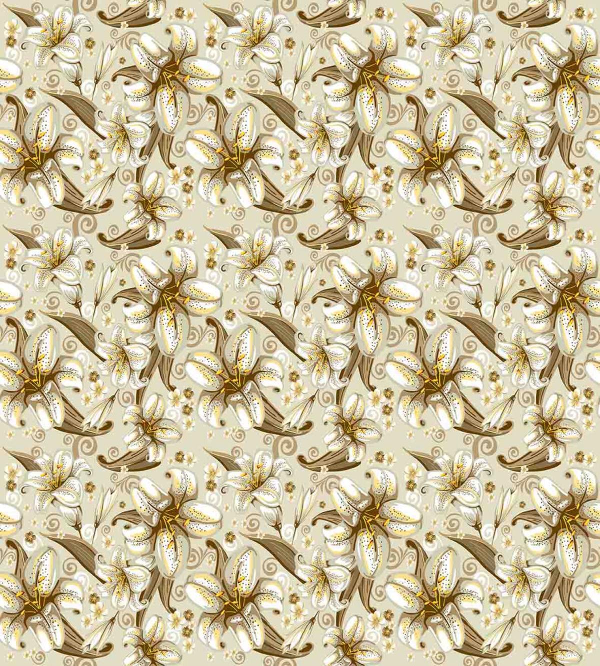 Blooming Flowers Petals — Pattern