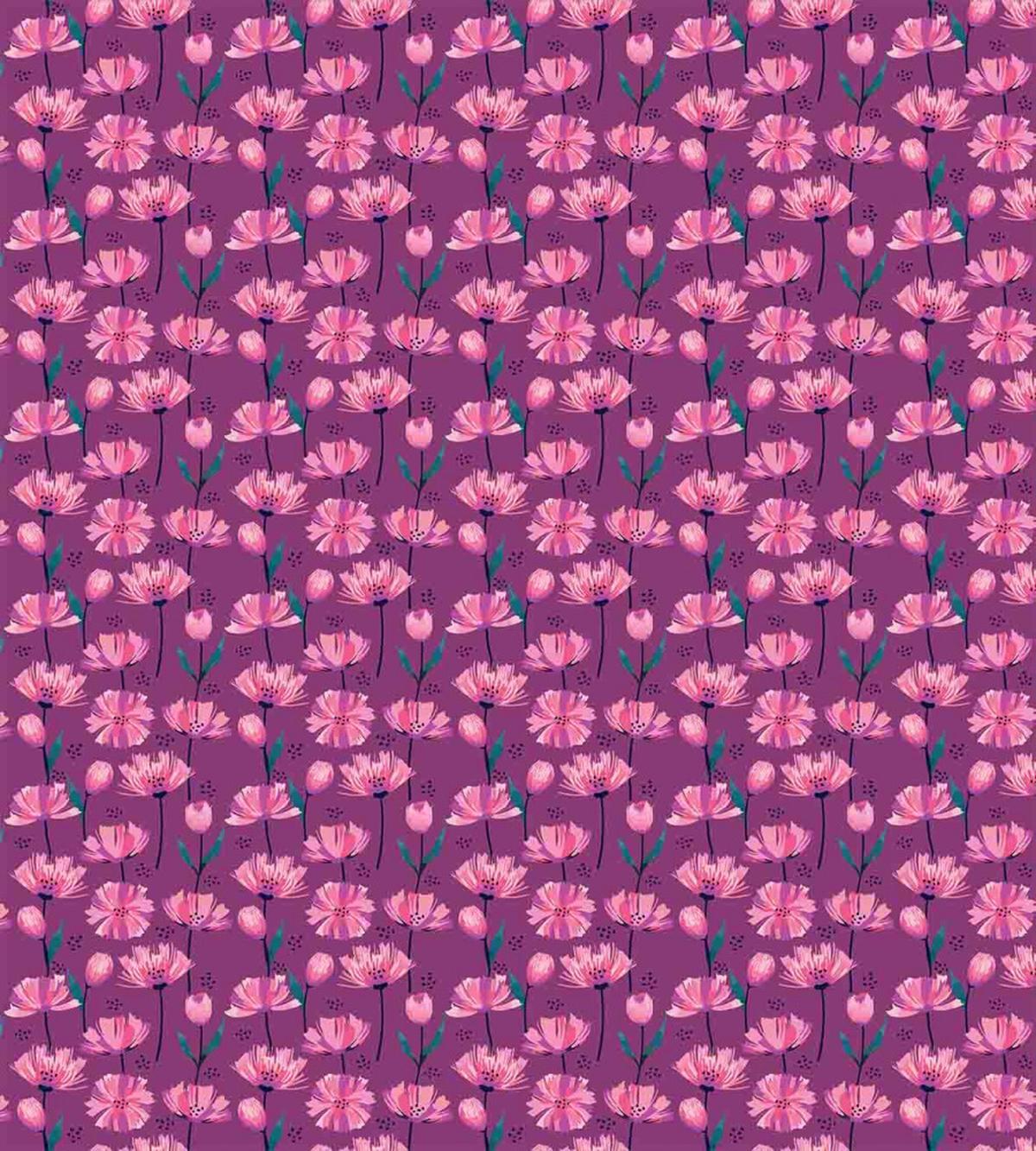 Abstract Poppy Petals — Pattern