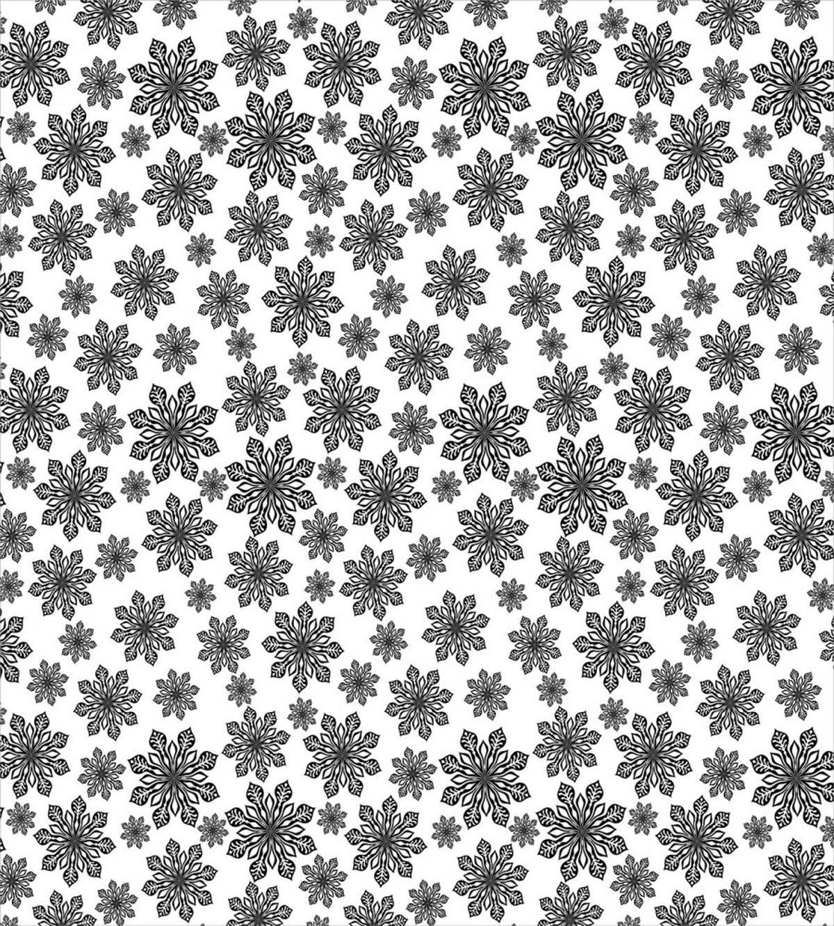 Monochrome Winter — Pattern
