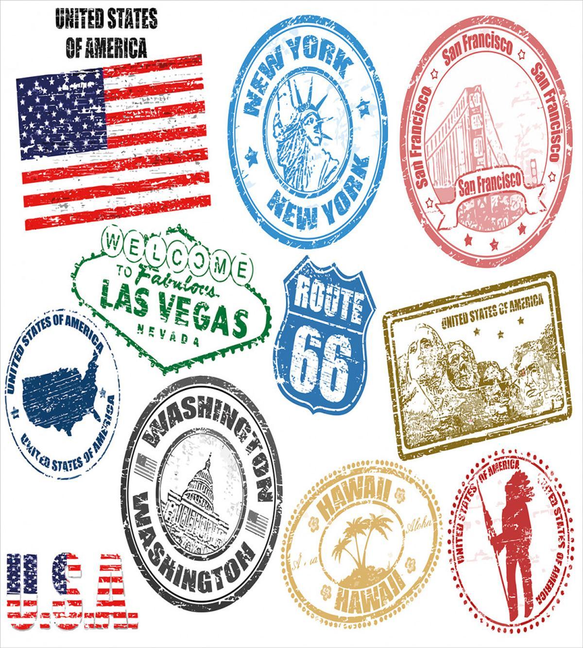 Grunge Stamps — Pattern