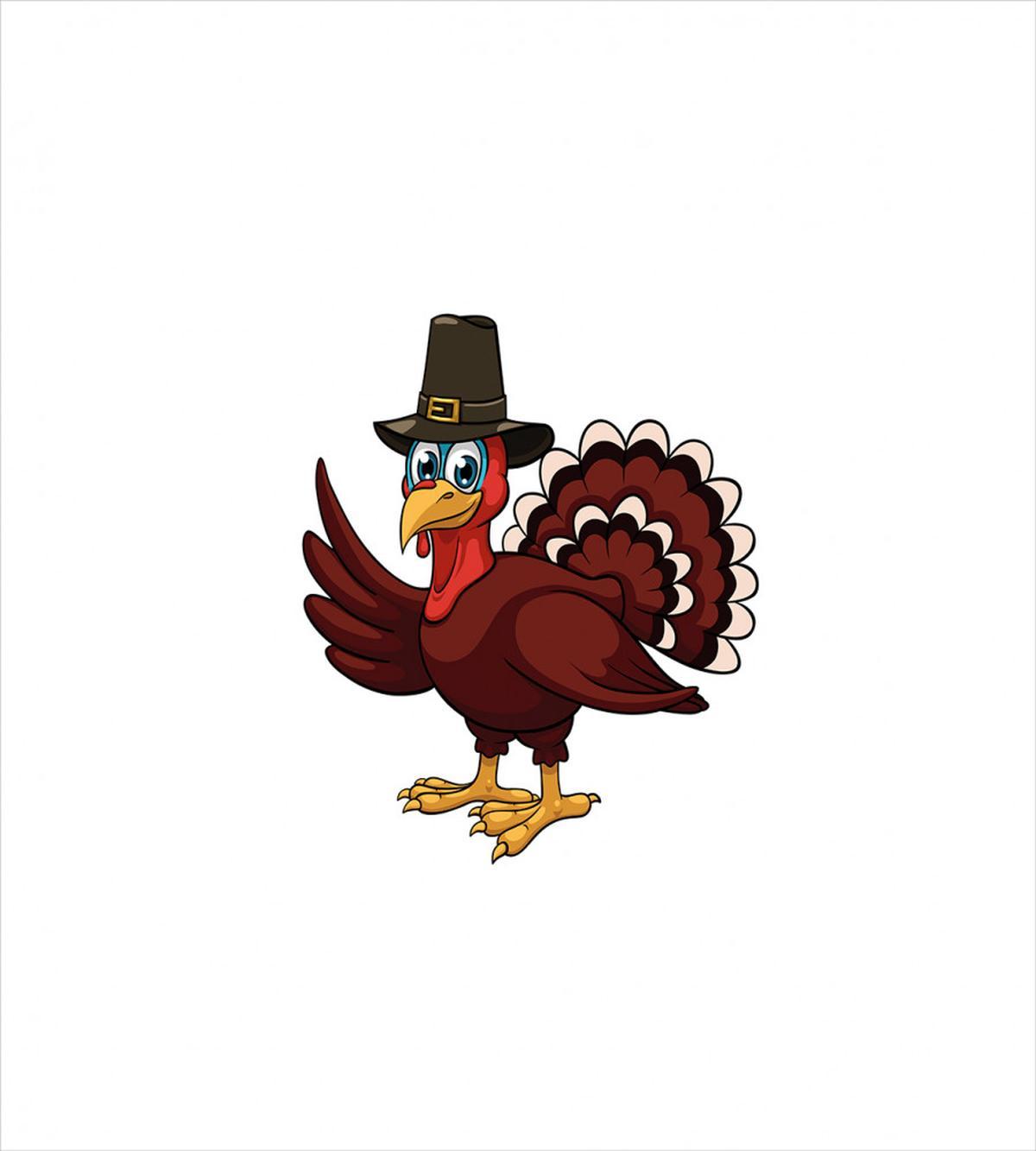 Animal Cartoon with Hat — Pattern