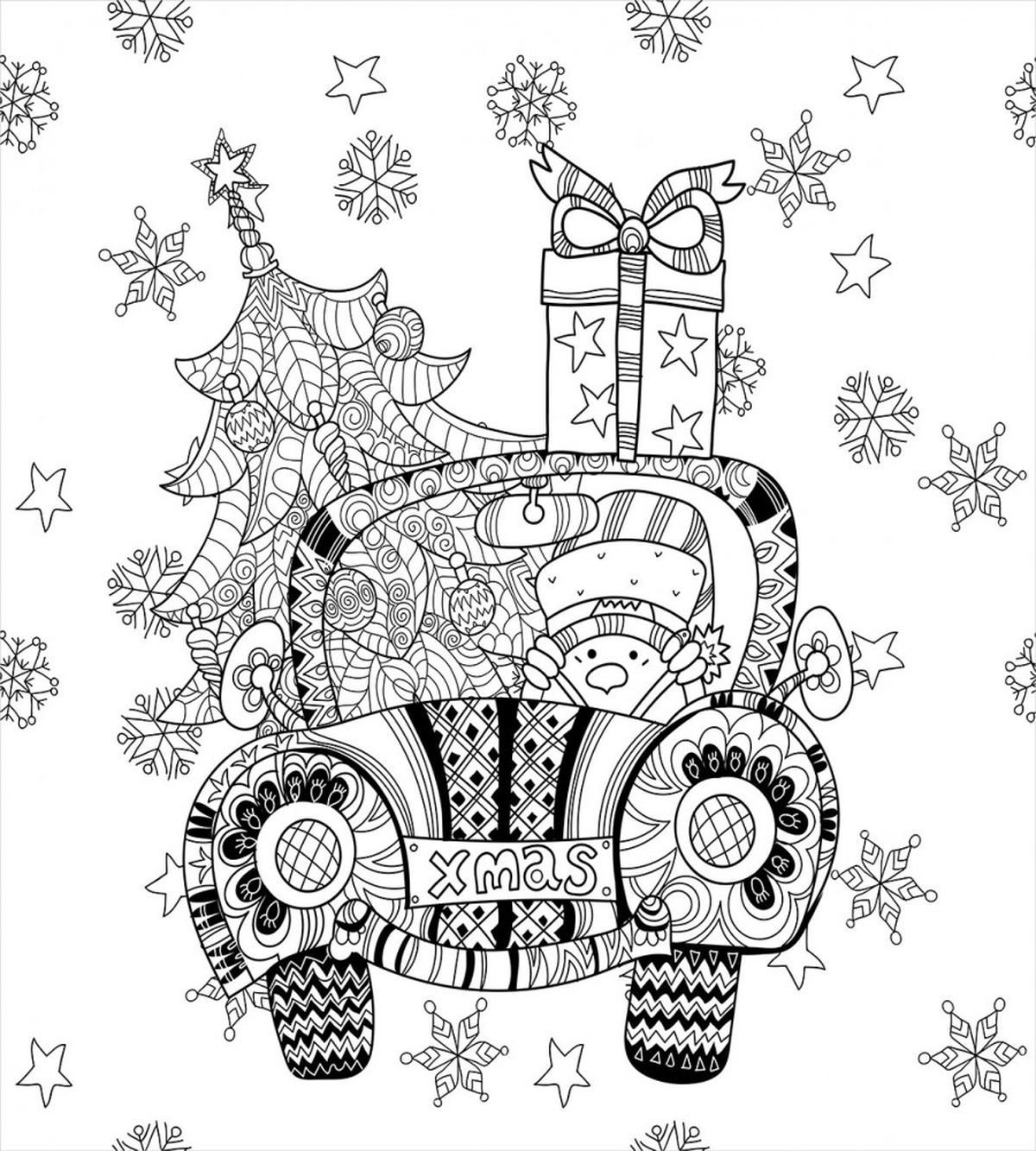 Black and White Xmas — Pattern