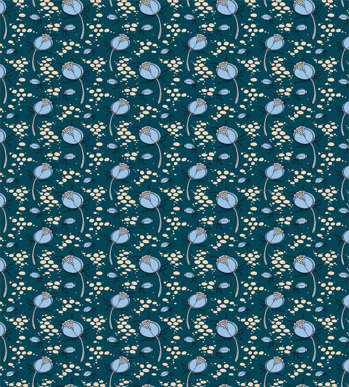 Abstract Dog-rose Buds — Pattern