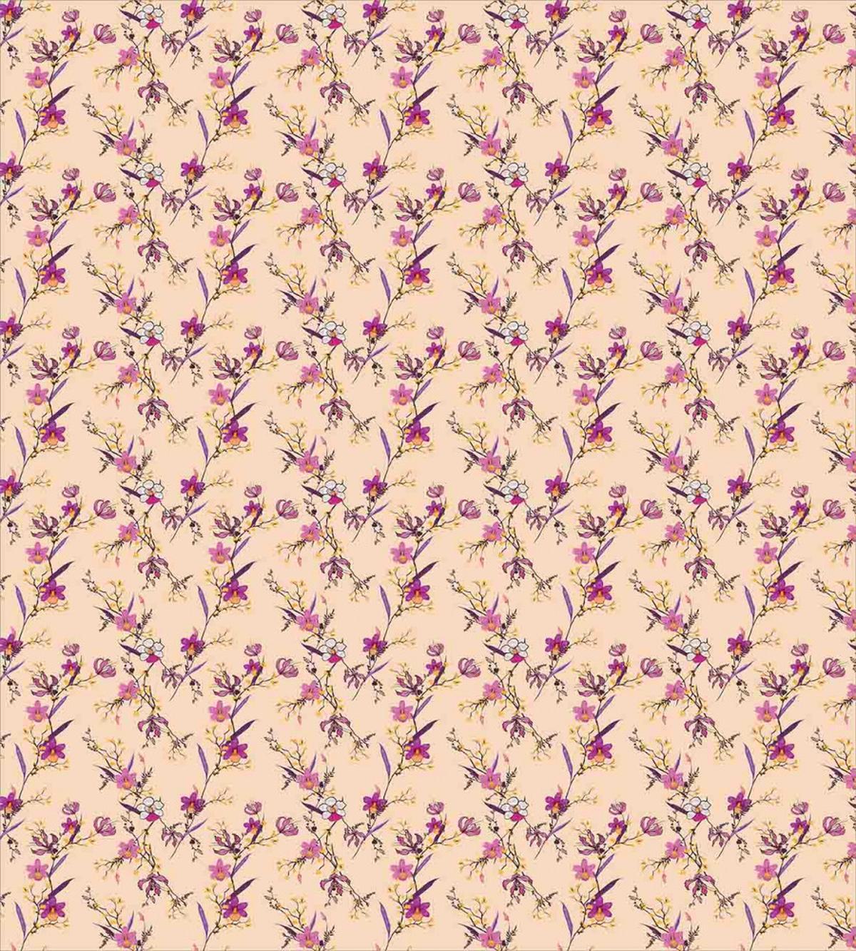 Delicate Exotic Flowers — Pattern