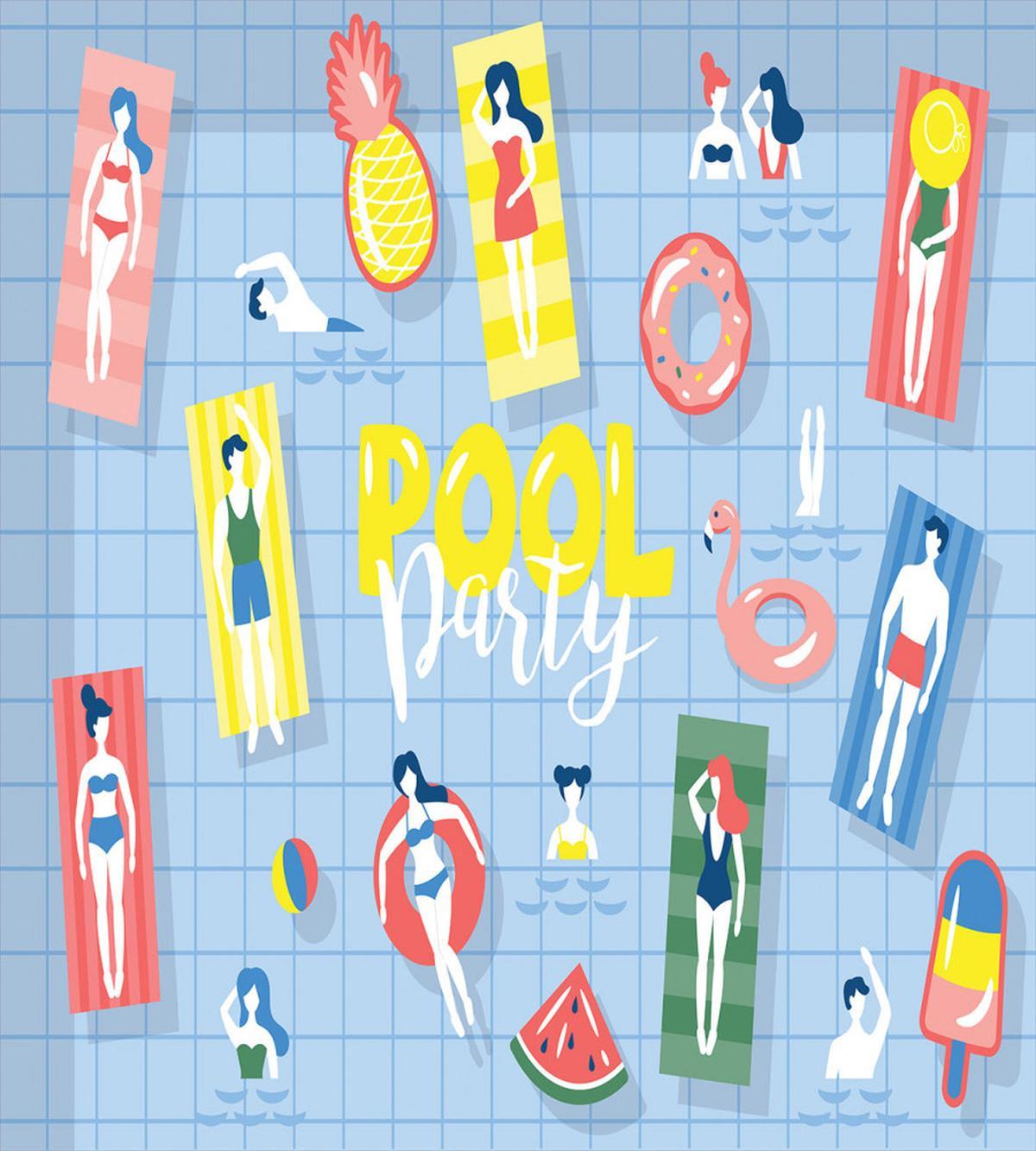 Doodle Characters Summer — Pattern