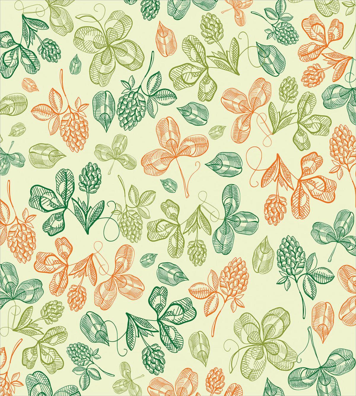 Floral St Patrick's Day Art — Pattern