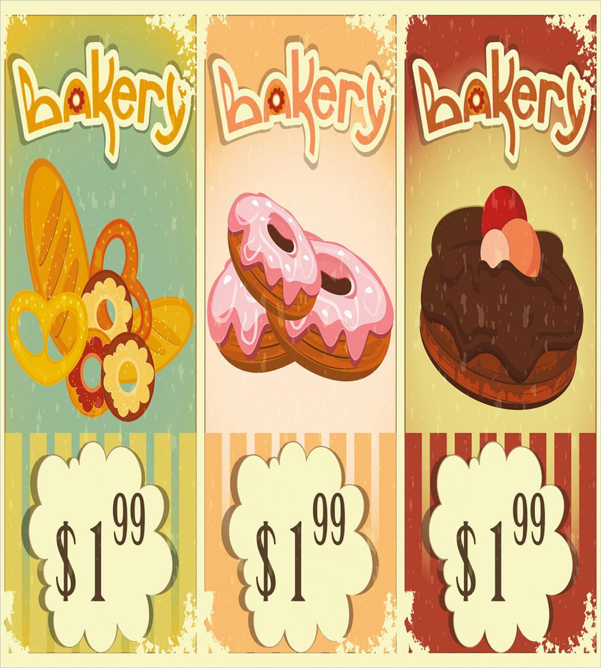 Bakery Shop Pastries — Pattern