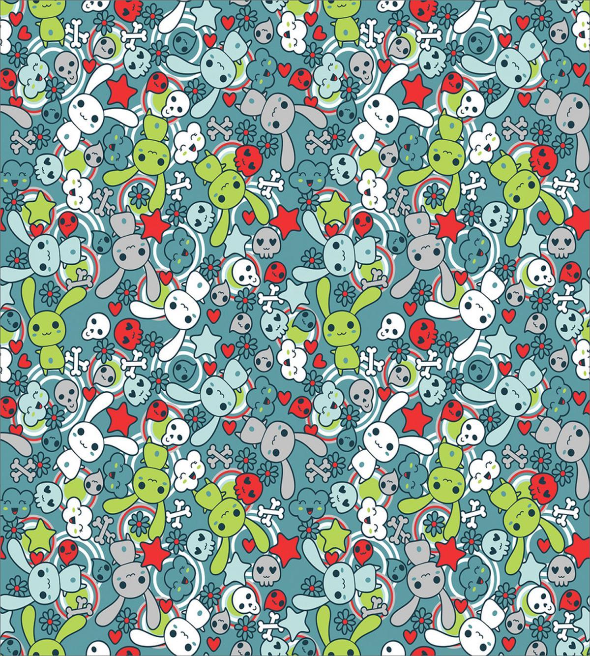 Kawai Bunnies Happy — Pattern