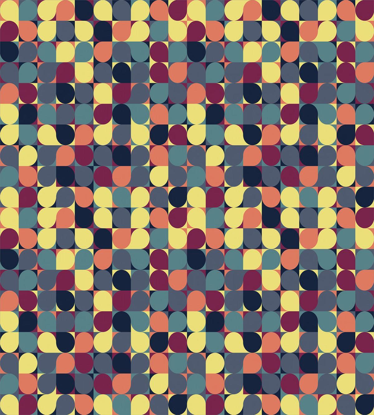 Pastel Circles Squares — Pattern