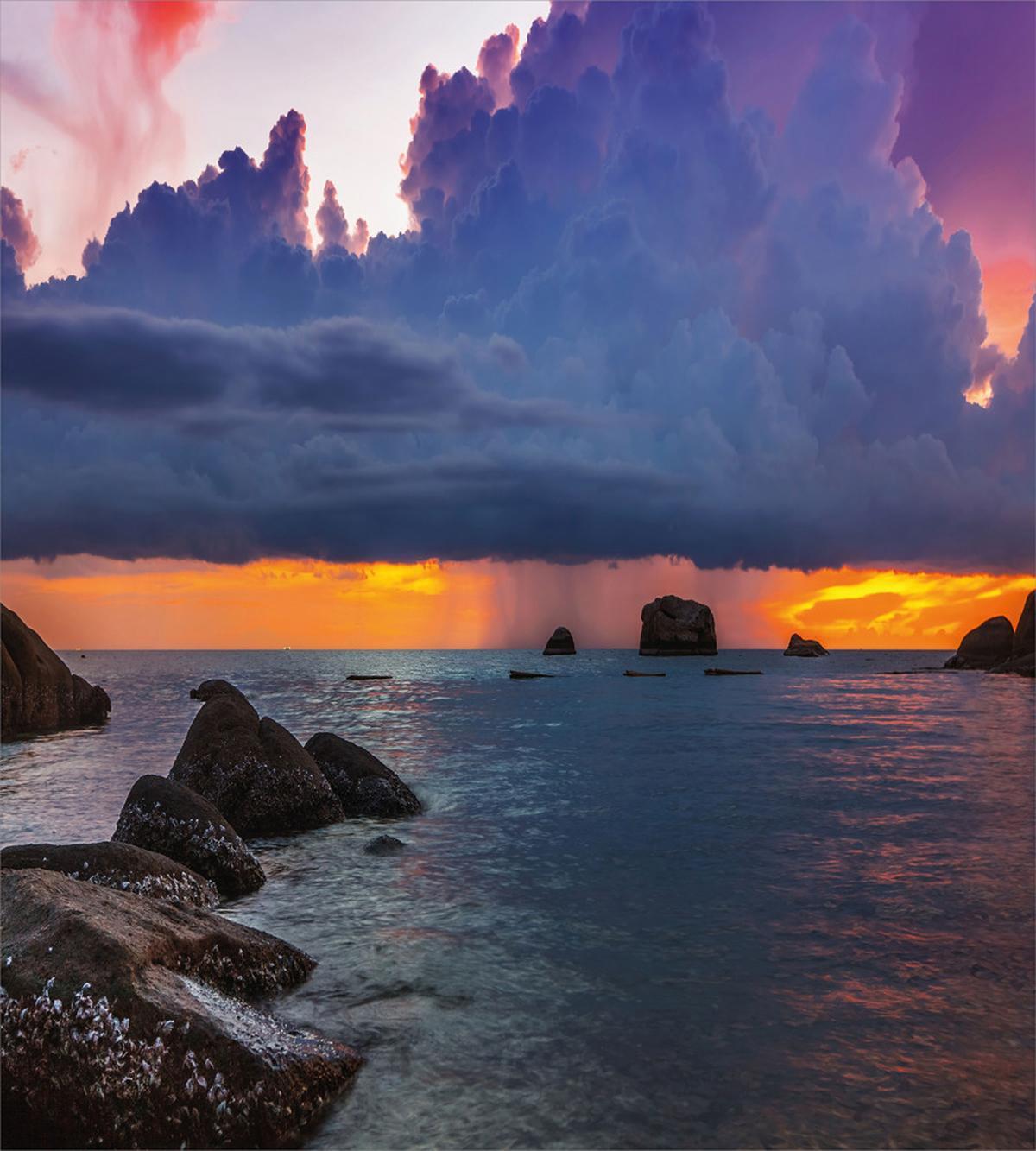 Tropic Seashore Sunset — Pattern