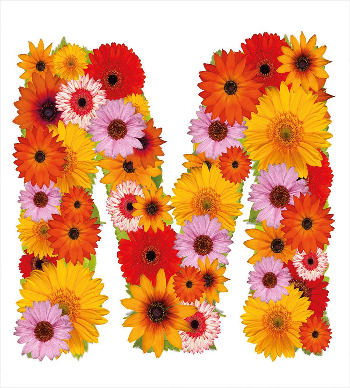 Flower Alphabet Daisy — Pattern