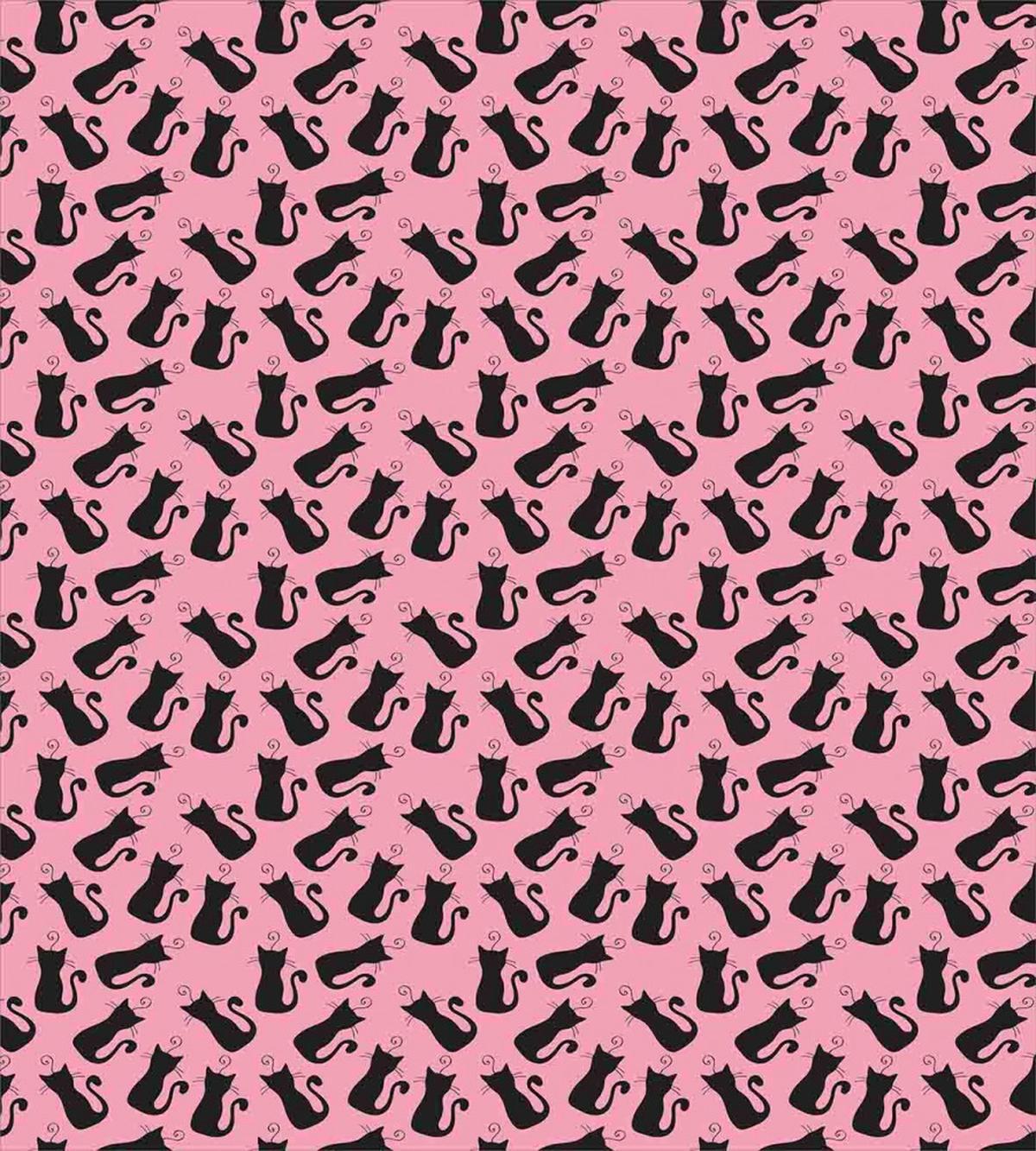 Feline Silhouettes — Pattern