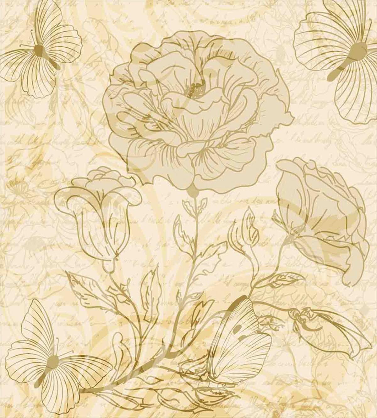 Roses and Butterflies — Pattern