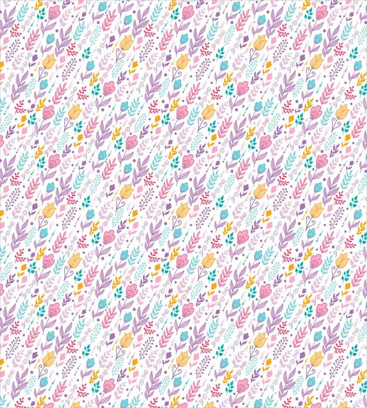 Doodle Tulip Field Dots — Pattern