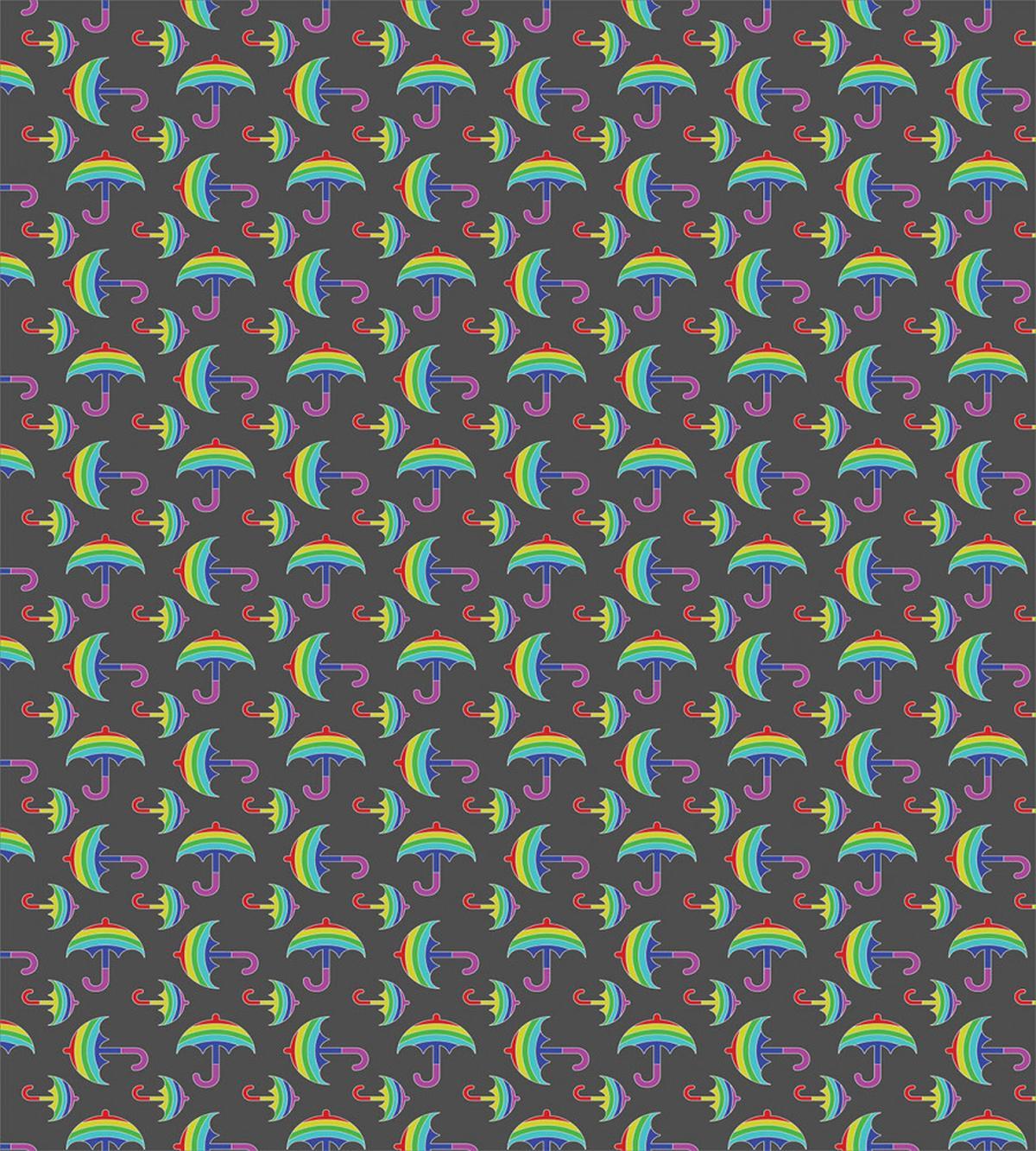 Ornate Rainbow Umbrellas — Pattern