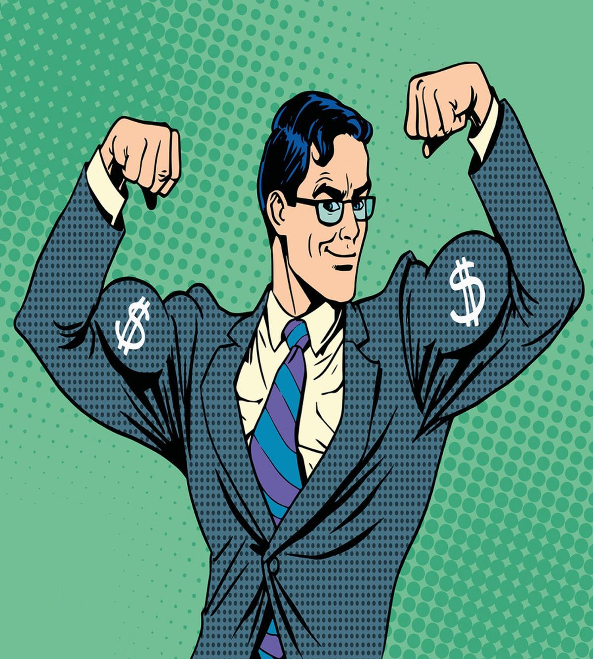 Pop Art Retro Man — Pattern