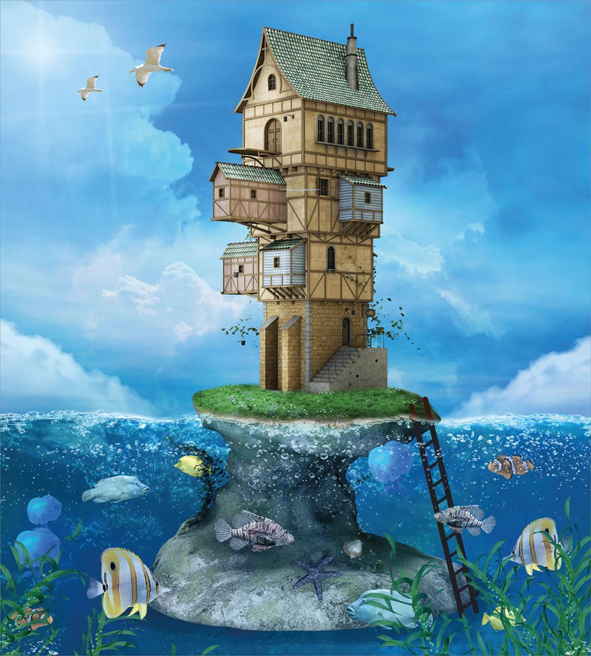 Fantasy Fisherman House — Pattern