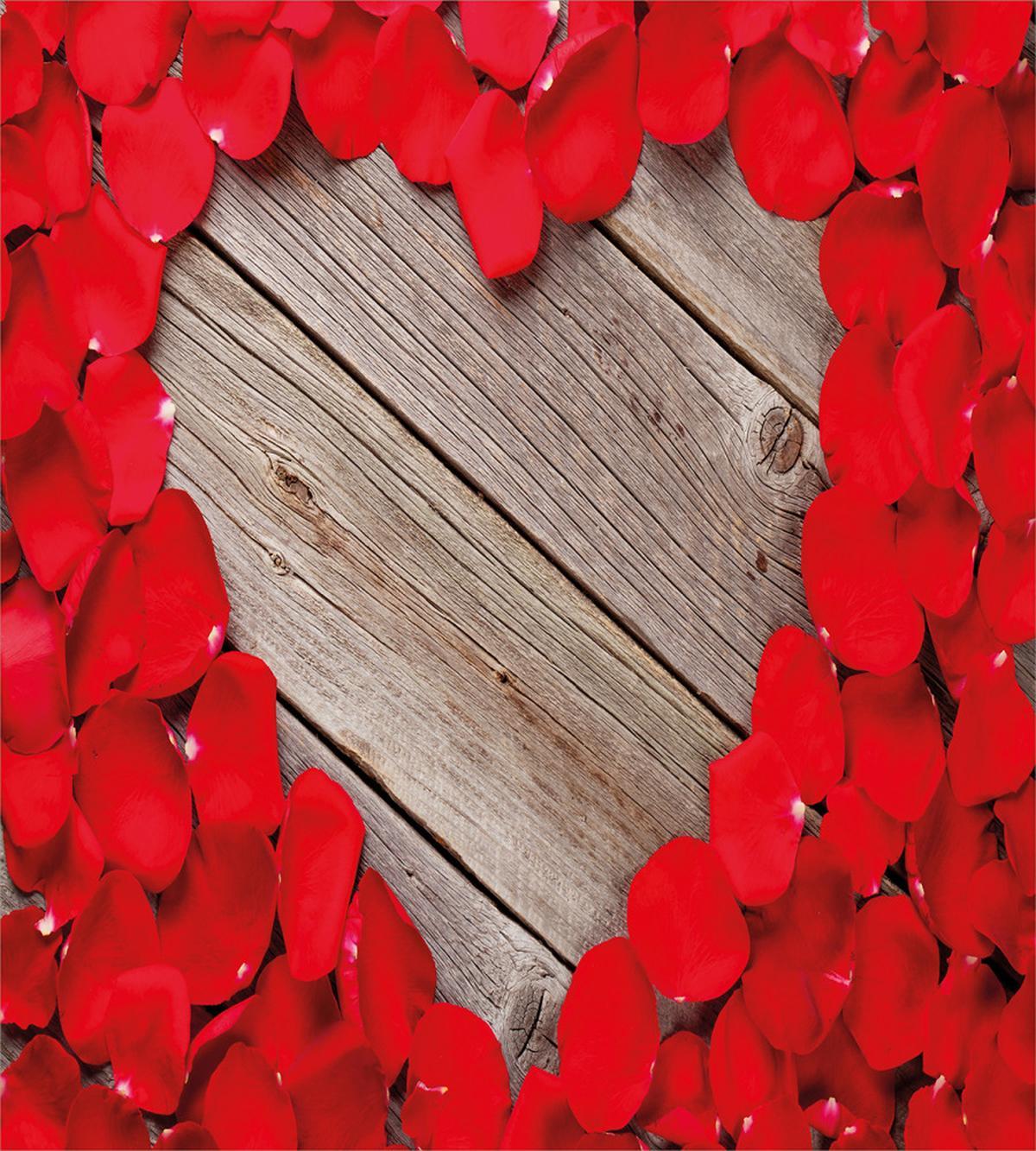 Vibrant Petals Heart Shape — Pattern