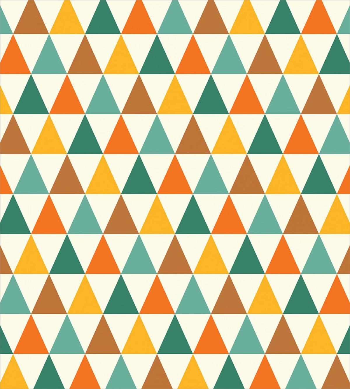 Repeating Retro Triangles — Pattern