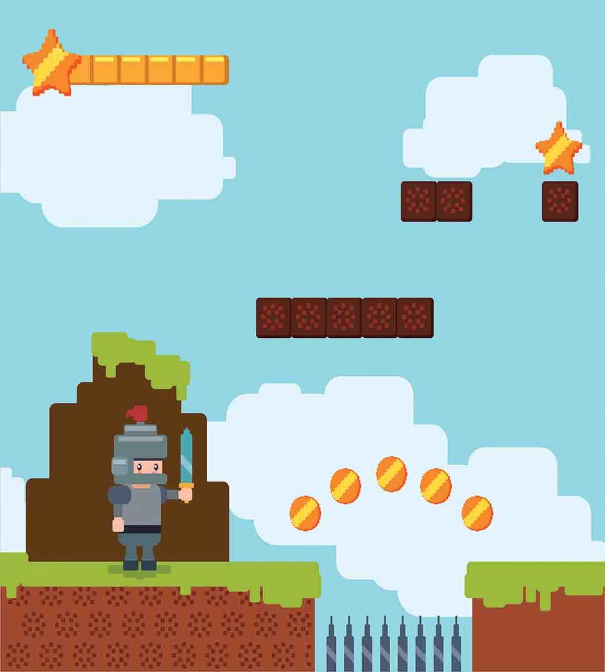 Arcade Knight 90's — Pattern