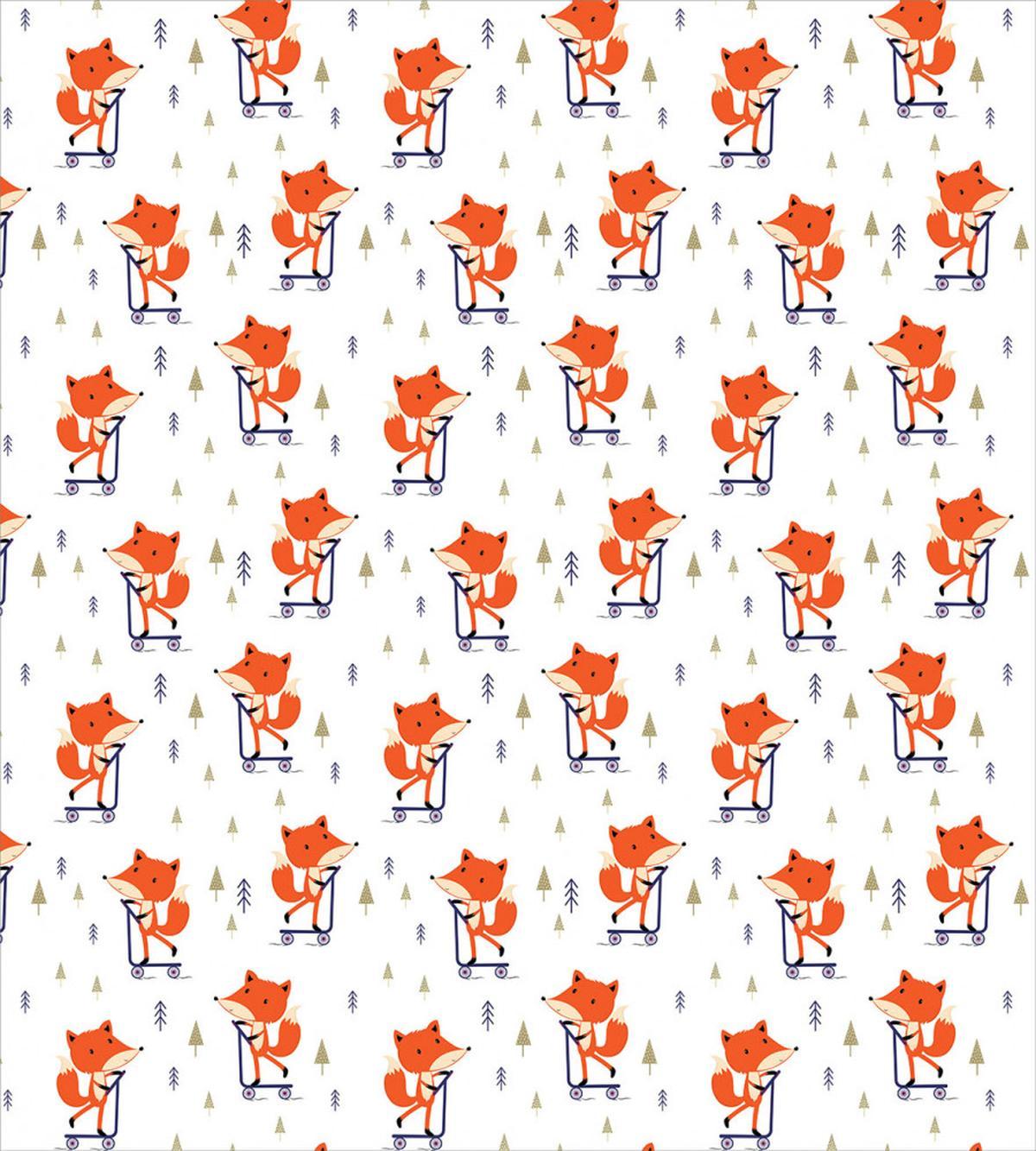 Animal with Scooter Tiny Trees — Pattern