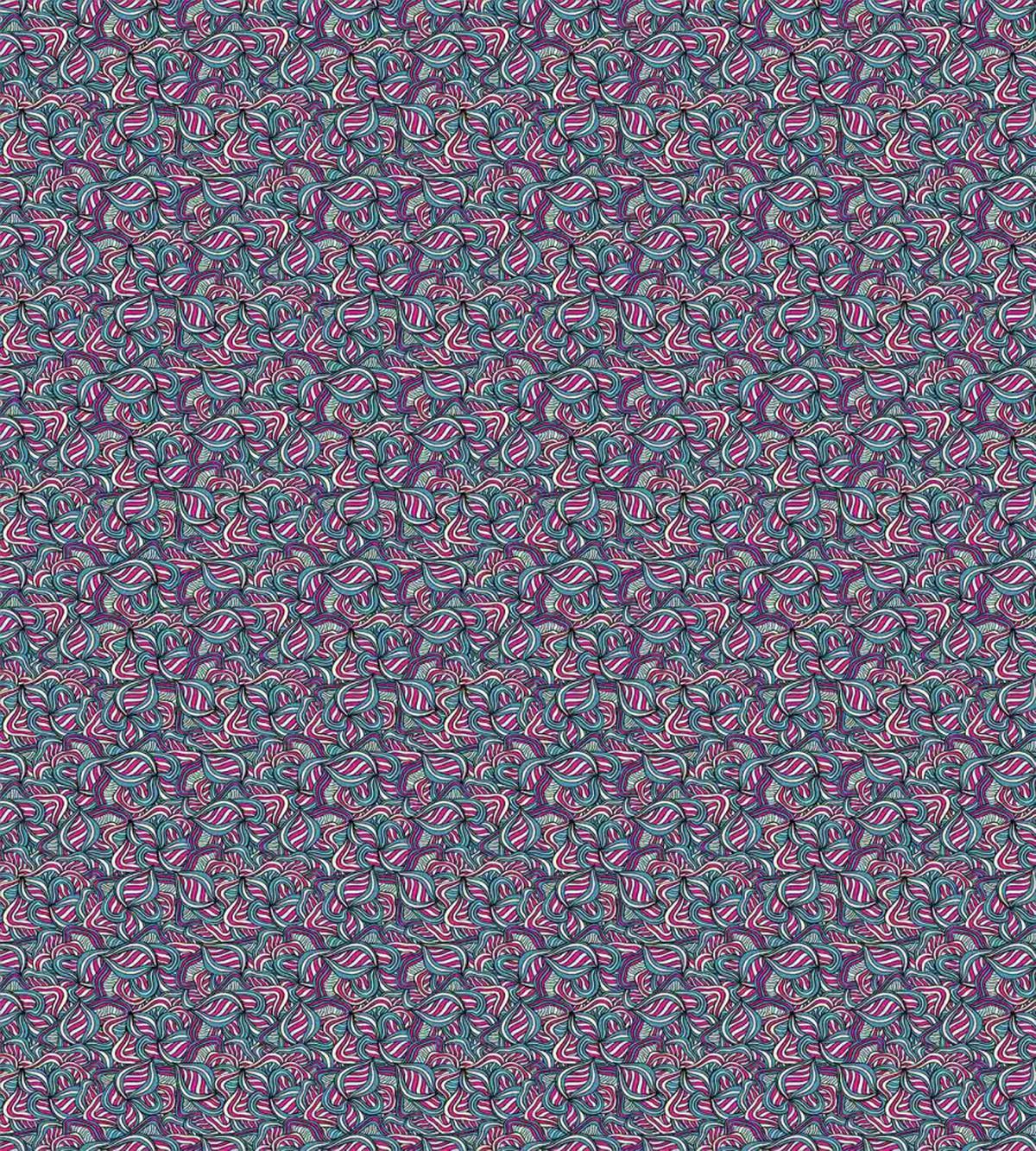 Ornamental Wavy Lines — Pattern
