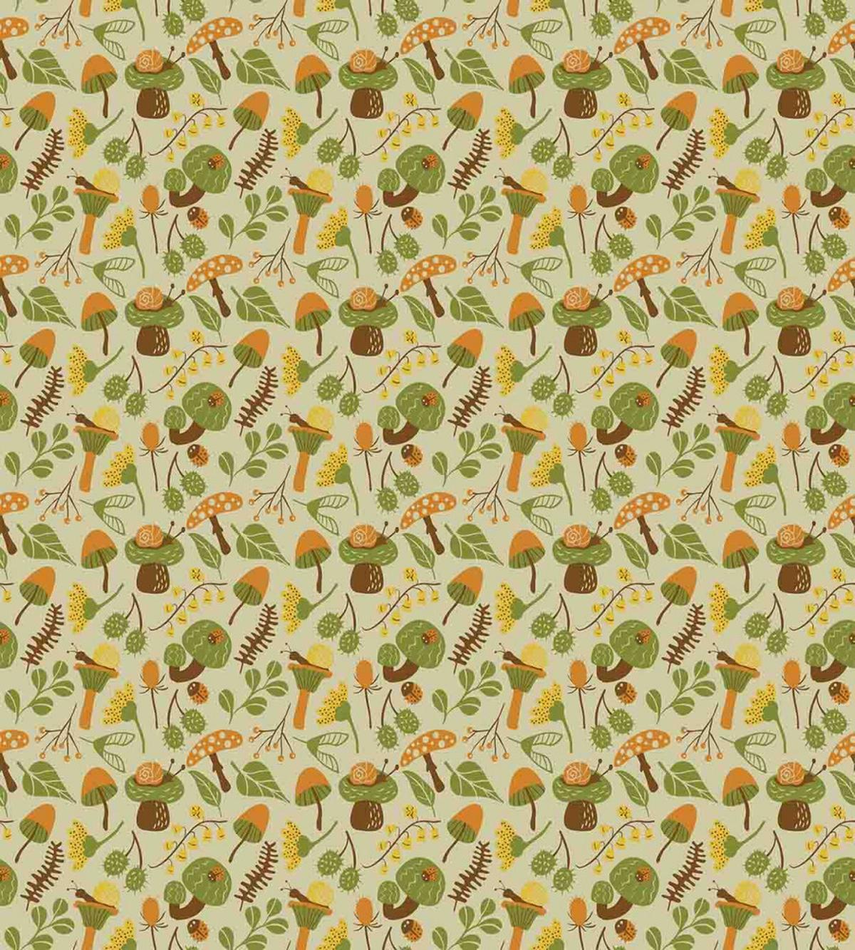Autumn Thistle Campanula — Pattern