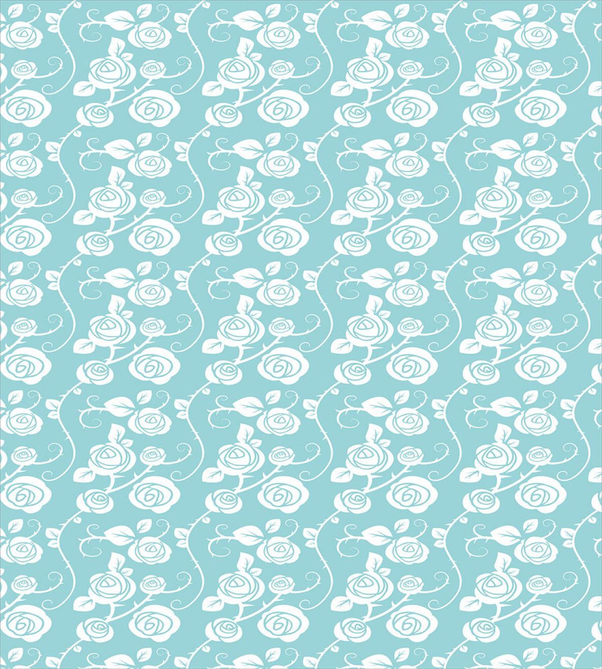 Pastel Style Swirling Roses — Pattern