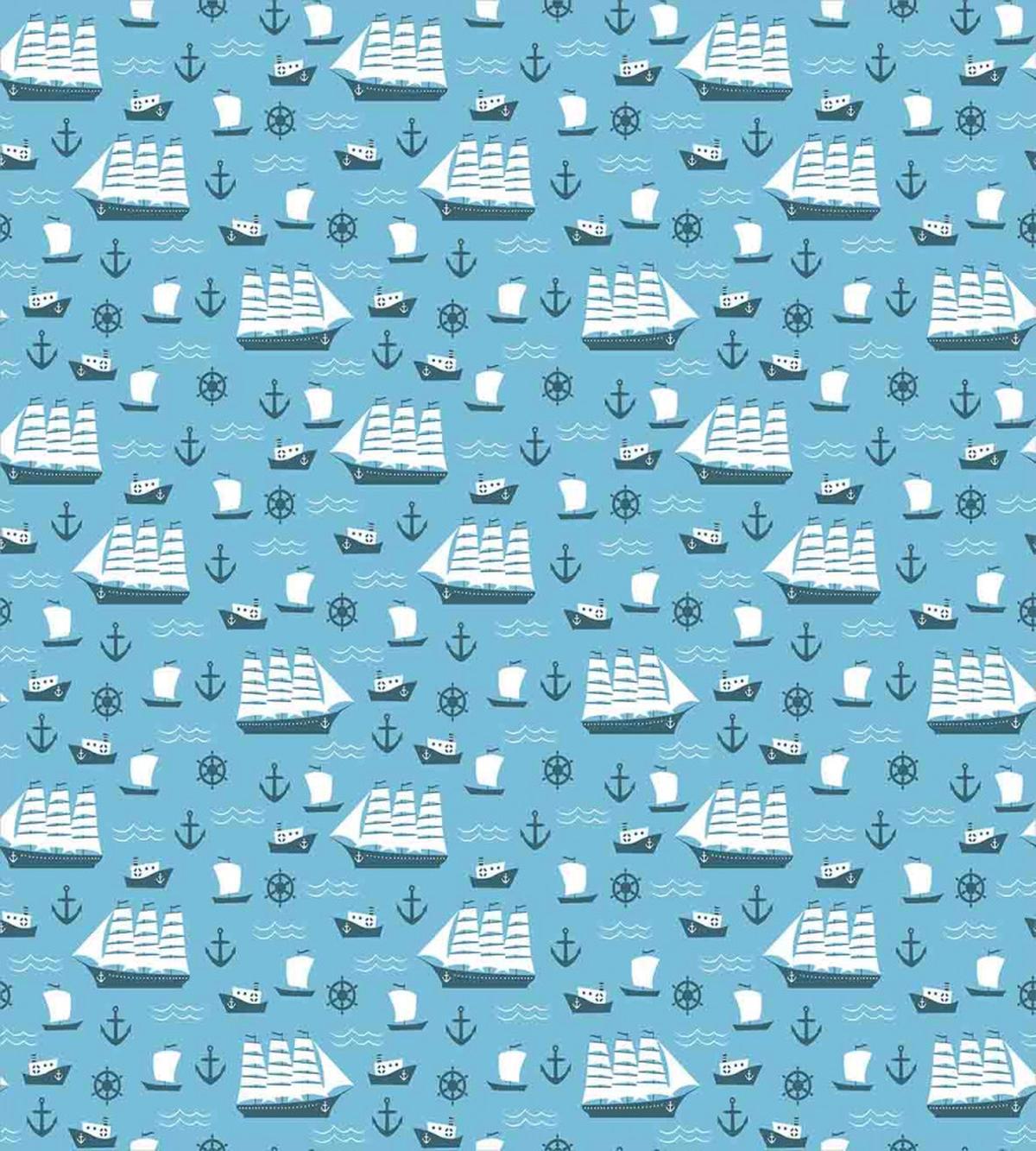 Ships Boats and Helms — Pattern