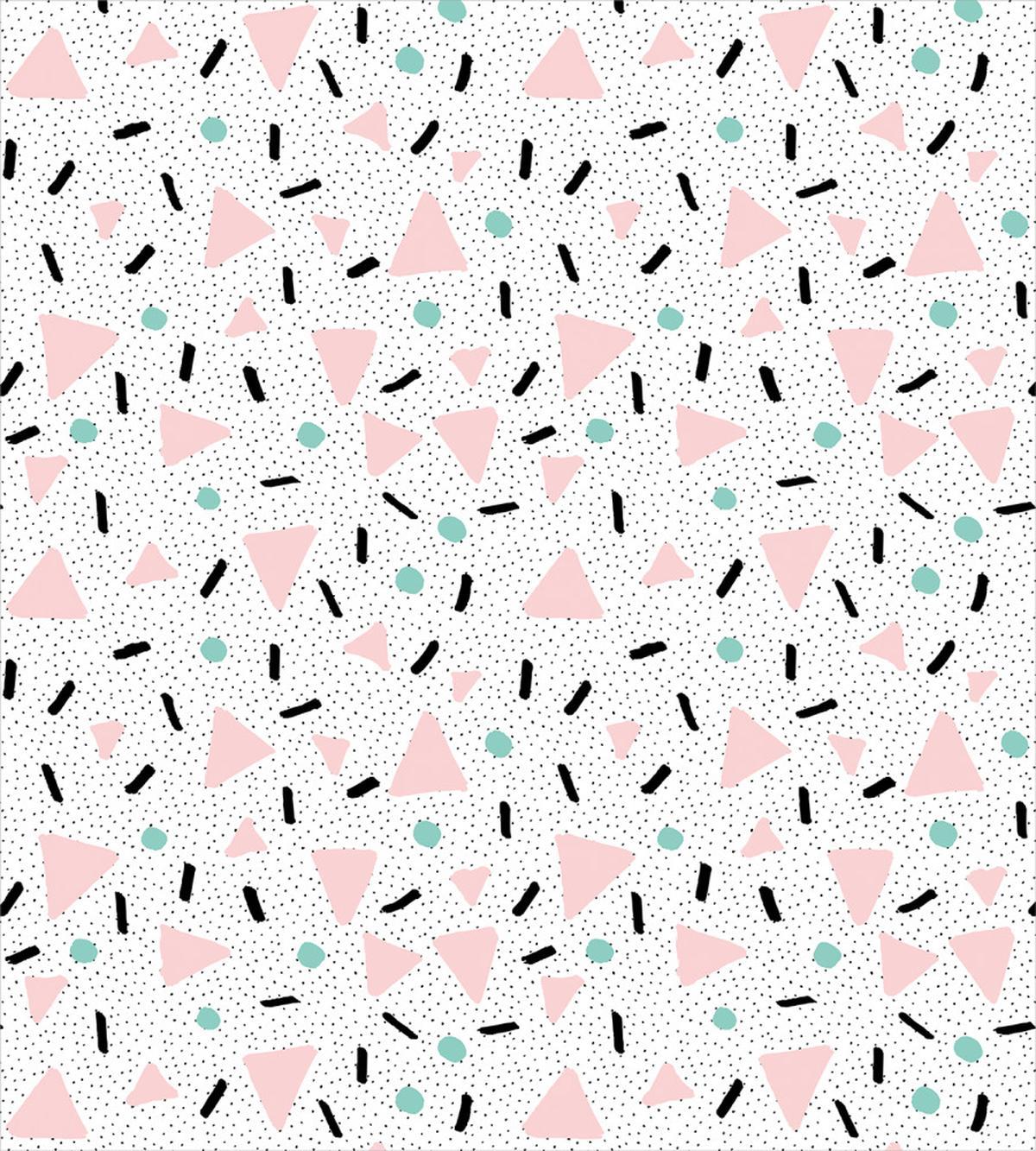 Retro Triangles Dots — Pattern