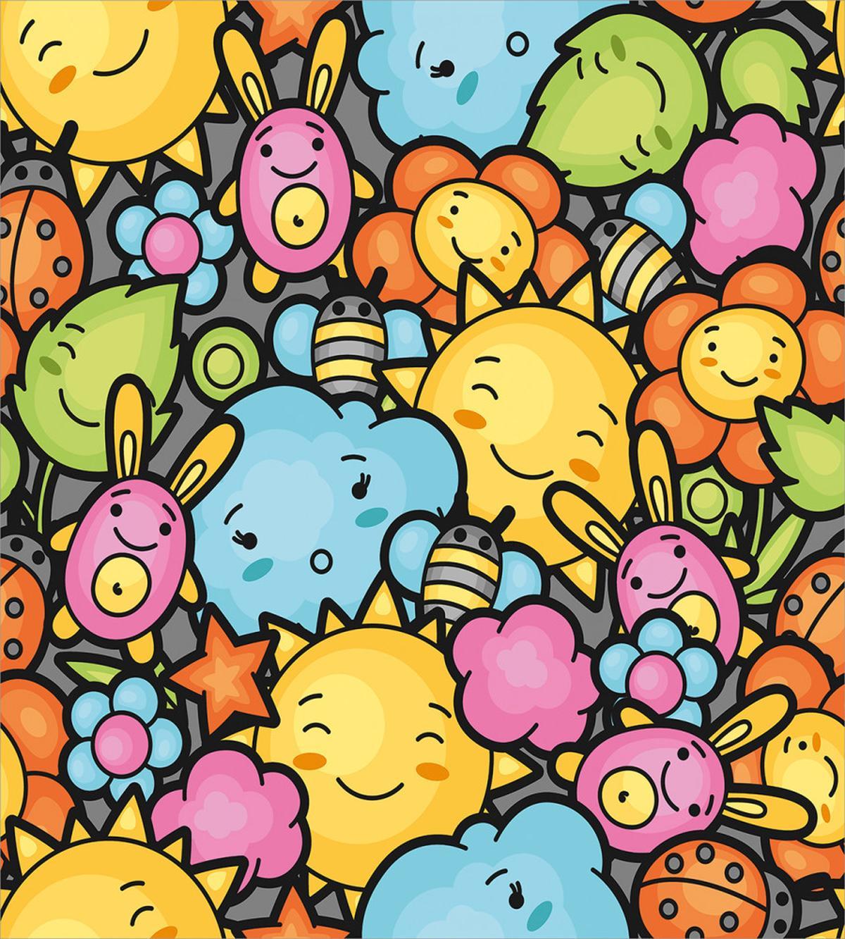 Cartoon Happy Bunnies — Pattern