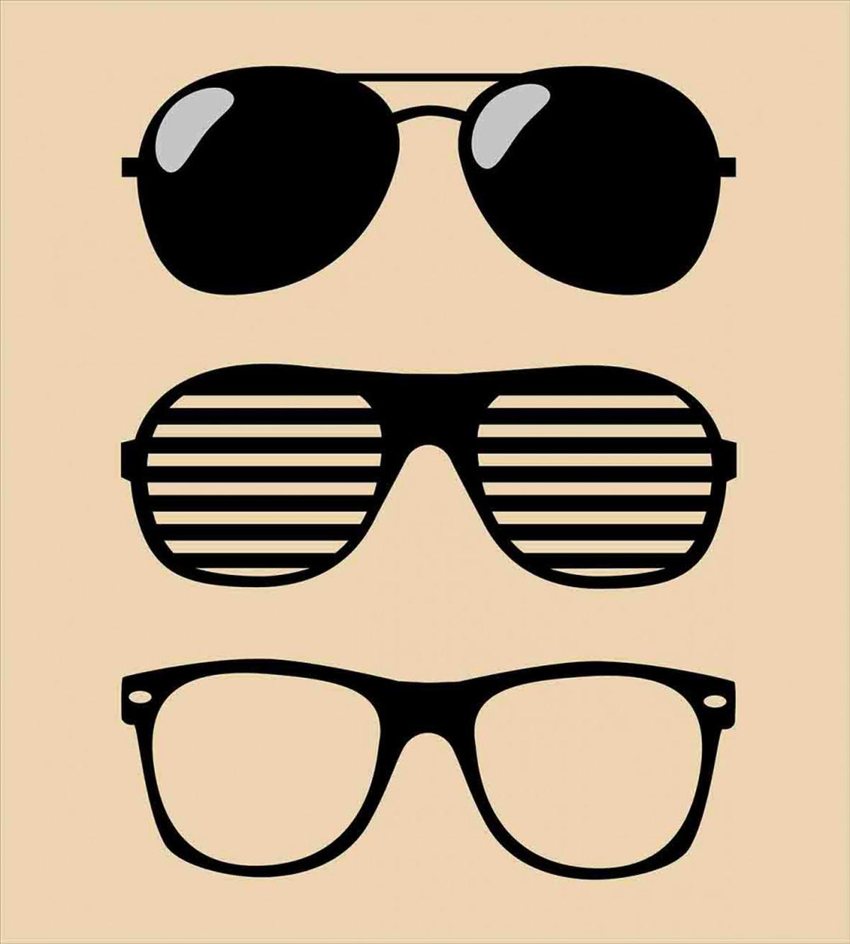Vintage Style Sunglasses — Pattern
