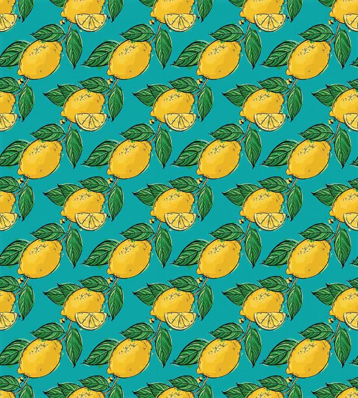 Hand Drawn Style Lemons — Pattern