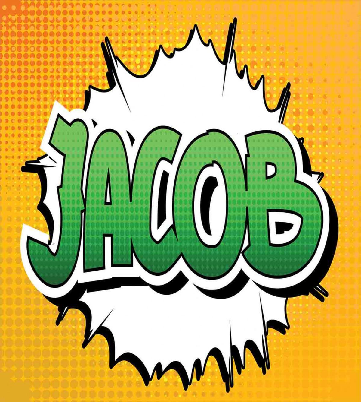 Male Name Comic Burst — Pattern