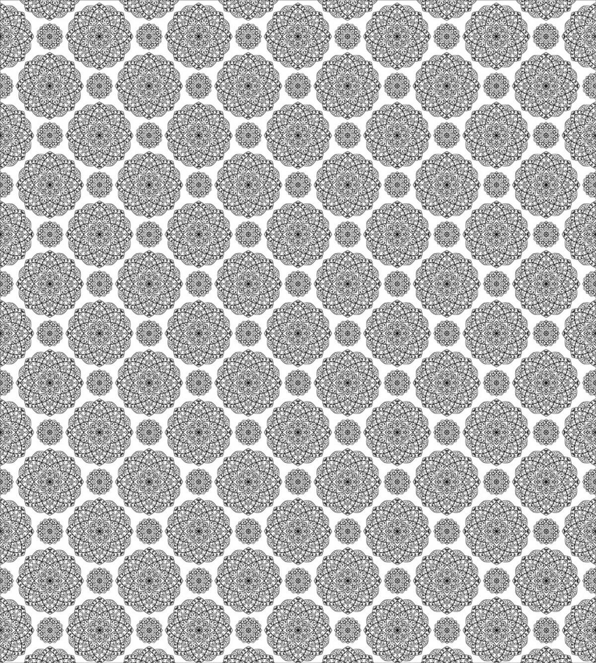Oriental Monochrome Art — Pattern