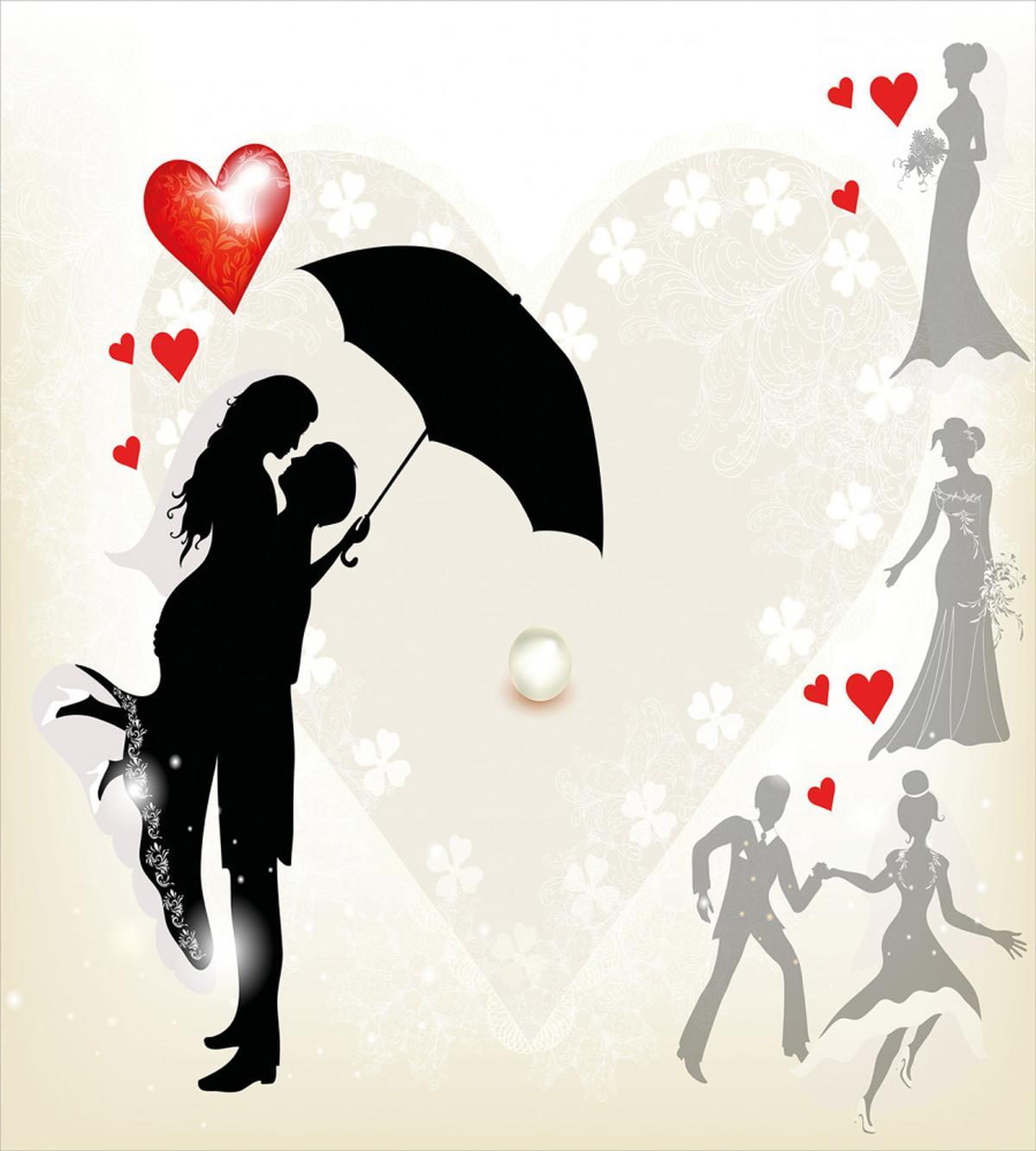 Couple Love Romance — Pattern