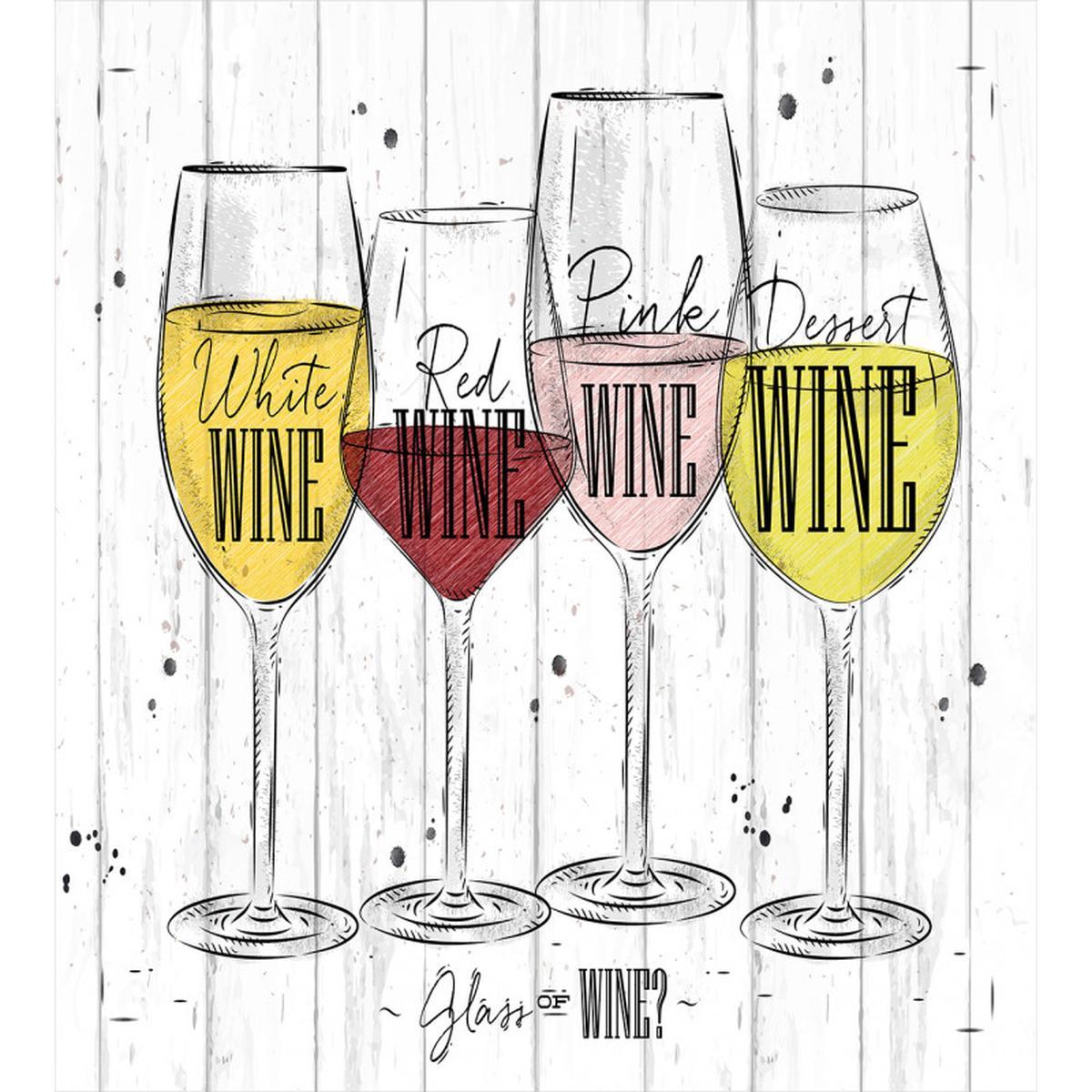 4 Types of Wine Rustic — Pattern