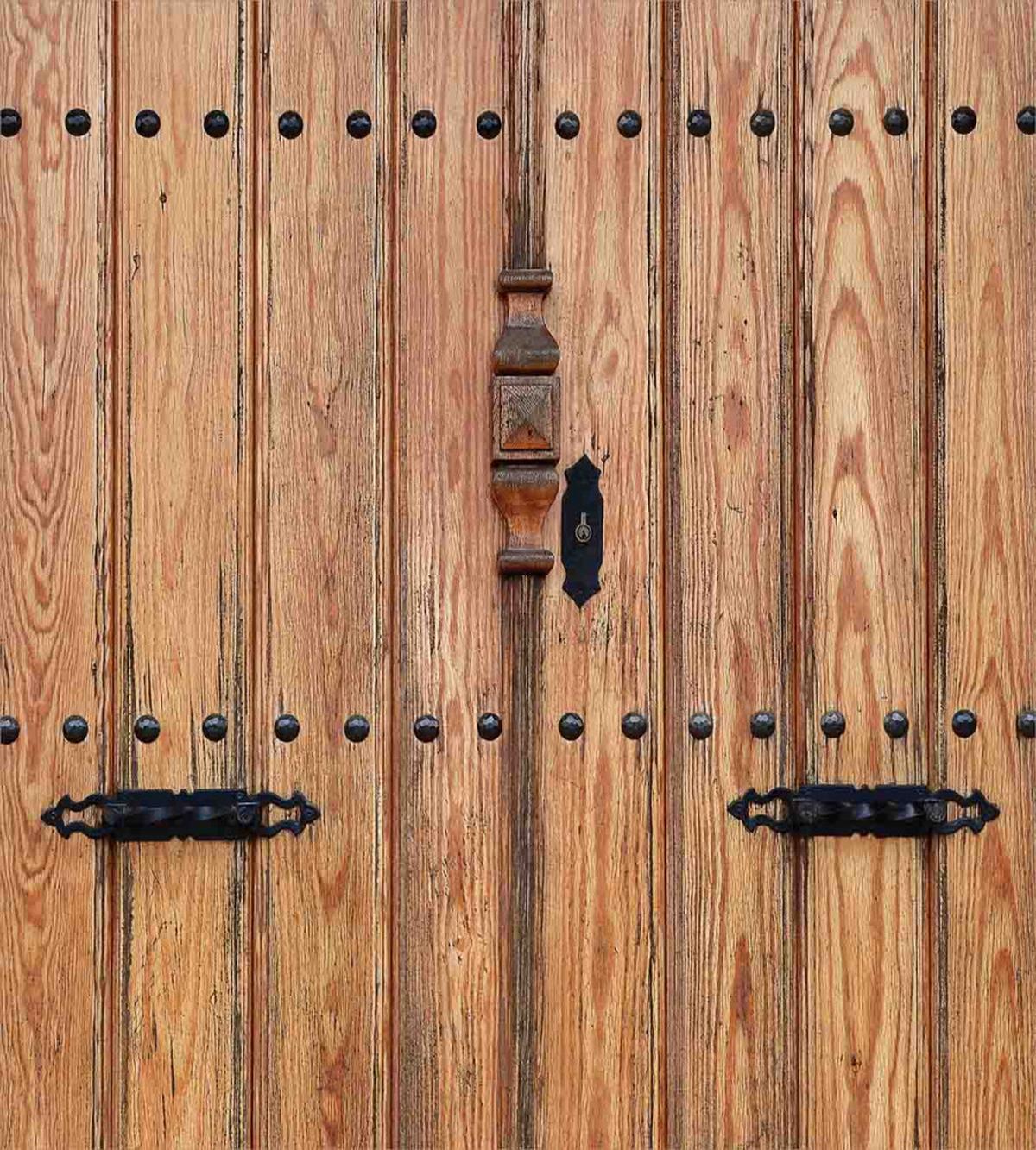 Door with Iron Detail — Pattern