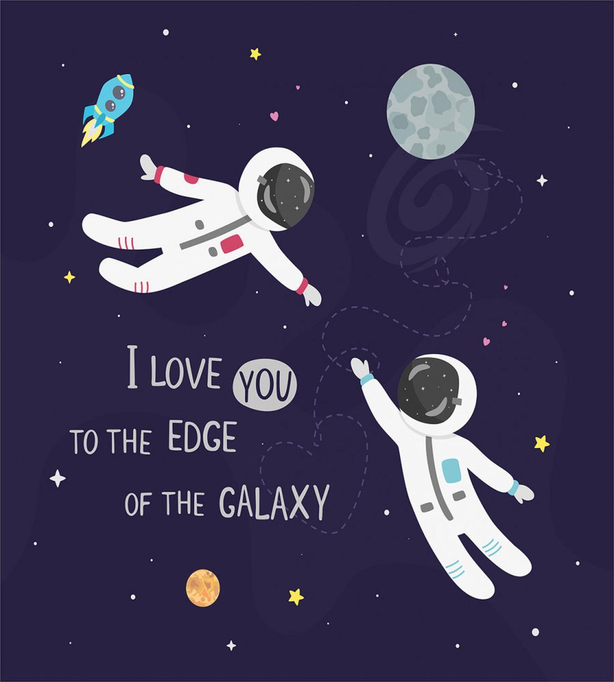 Love Wording Astronauts — Pattern