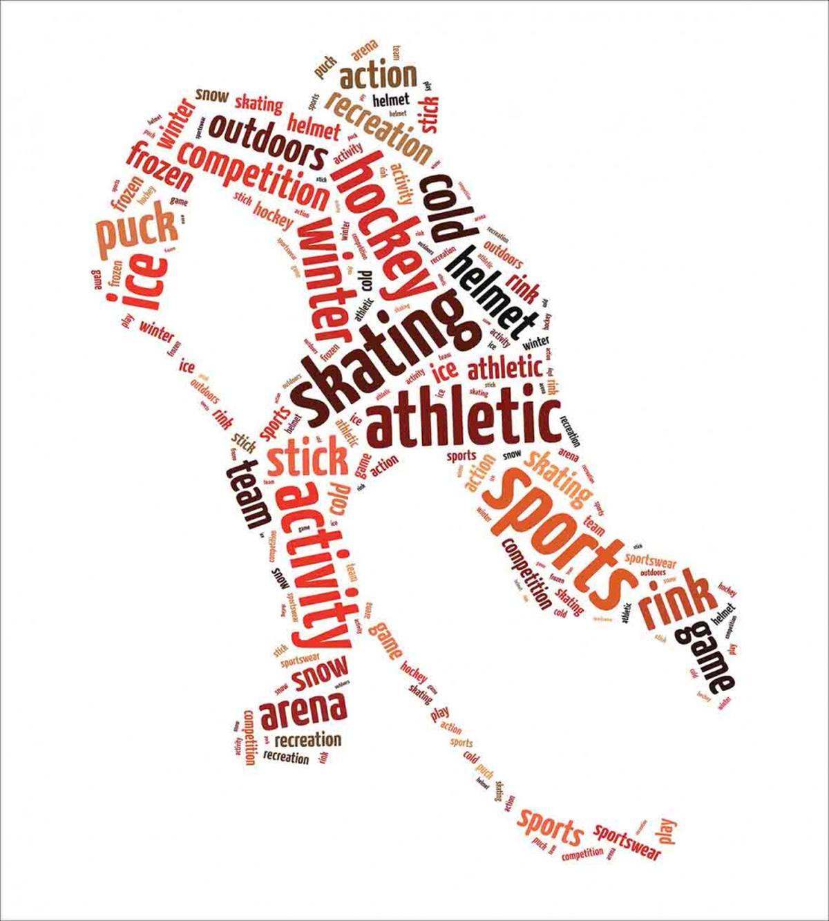 Man Silhouette with Words — Pattern